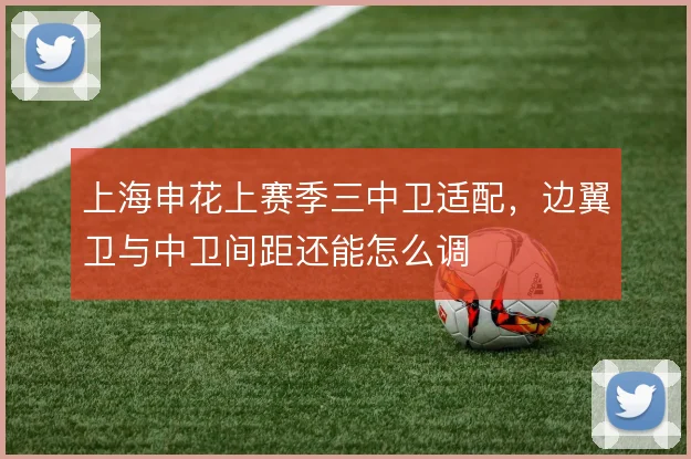 上海申花上赛季三中卫适配,边翼卫与中卫间距还能怎么调
