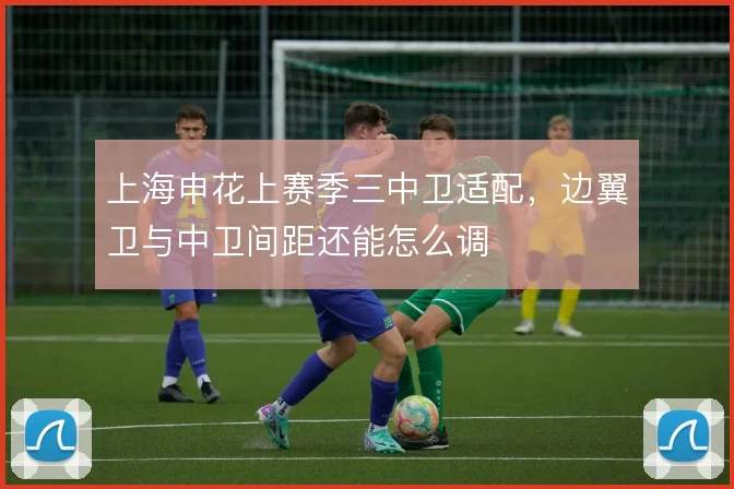 上海申花上赛季三中卫适配,边翼卫与中卫间距还能怎么调